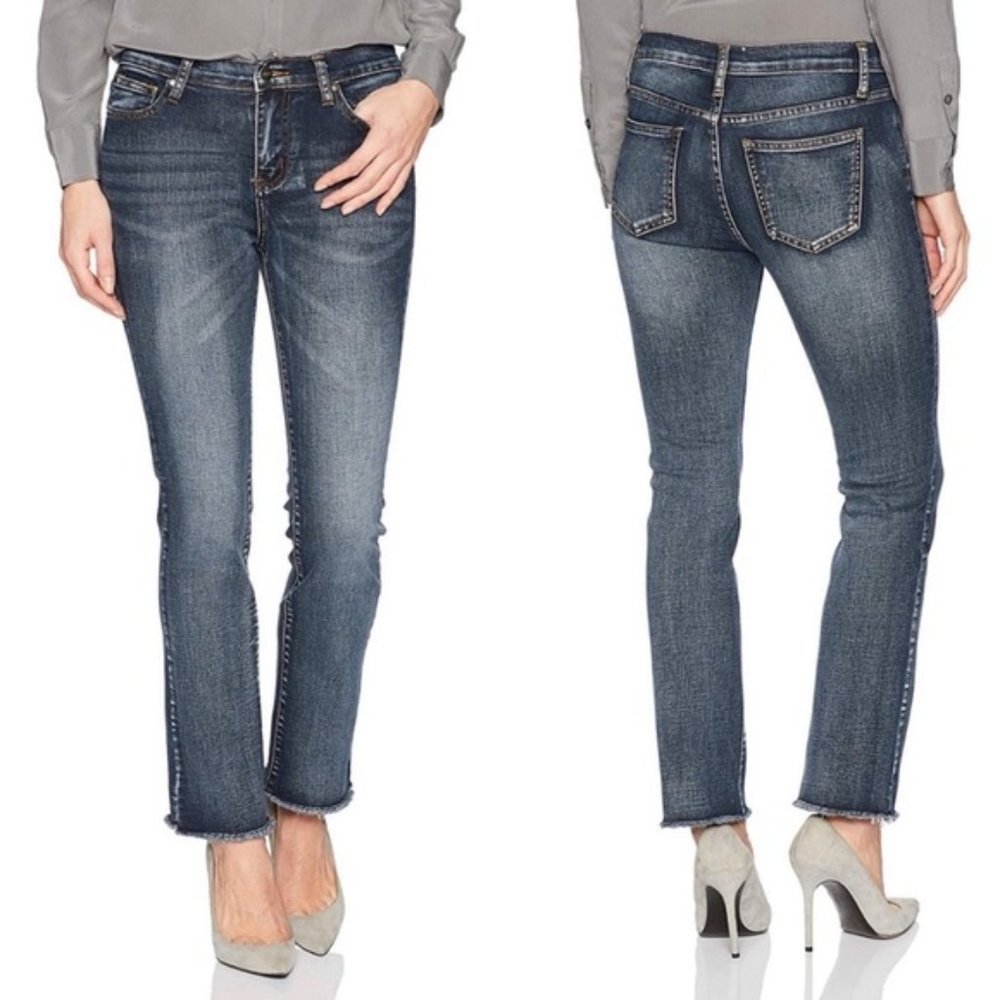 EVIDNT York Straight Leg Jeans Ankle Crop Sz 27